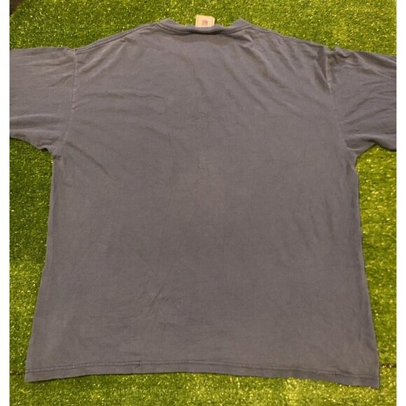 Denver Broncos shirt mens extra large long sleeve Y2K Retro blue adult NFL Q - Picture 6 of 11